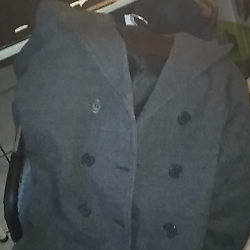 Hurley gray pea coat